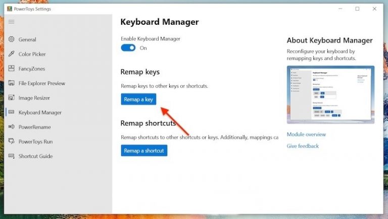 remapping your keyboard windows 10