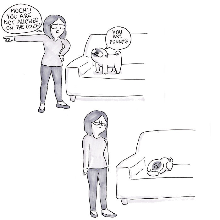 15 funny illustrations sum up what its really like to live with a pug